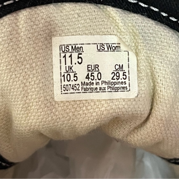 Checkered black and white Vans, men’s, low top with laces - Picture 7 of 7